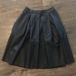 Express Not Leather faux leather skirt w/ pockets